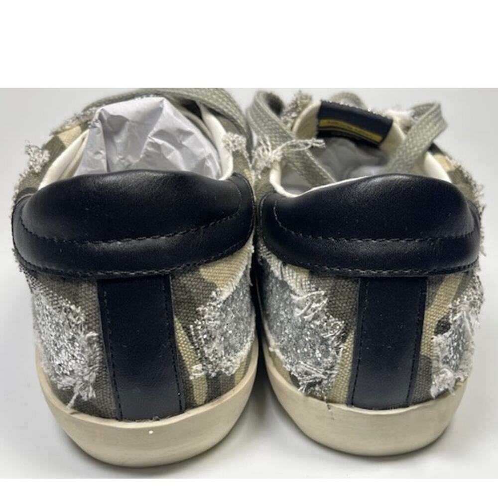 Mi.iM Grande Rubber Sole Lace-up Contrast Glitters Star Sneakers, Size 7.5 - Picture 5 of 14